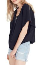 Women's Madewell Solid Butterfly Top, Size - Black