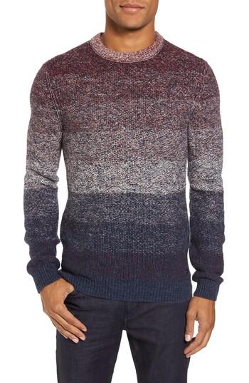 Men's Boss Orange Arduage Stripe Sweater - Blue