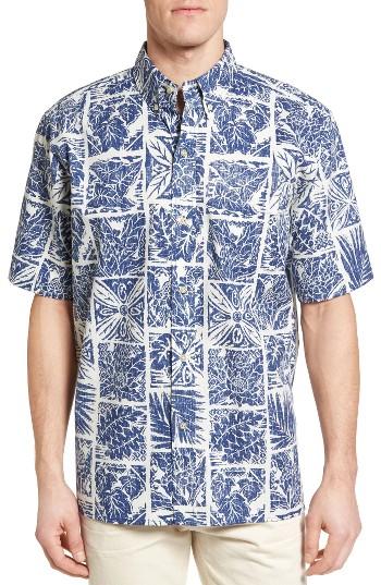 Men's Reyn Spooner Forest Tapa Classic Fit Sport Shirt