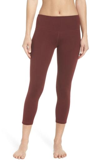 Women's Zella Live In Lite Crop Leggings - Red