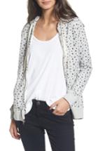 Women's Current/elliott The Vintage Zip Hoodie - Grey