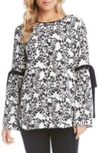 Women's Karen Kane Tie-sleeve Top - White