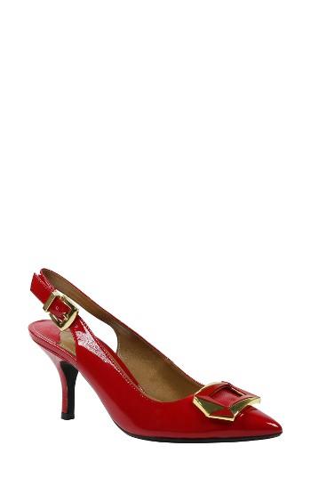 Women's J. Renee Lorret Slingback Pump Aa - Red