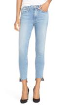 Women's Frame Step Hem High Waist Skinny Jeans