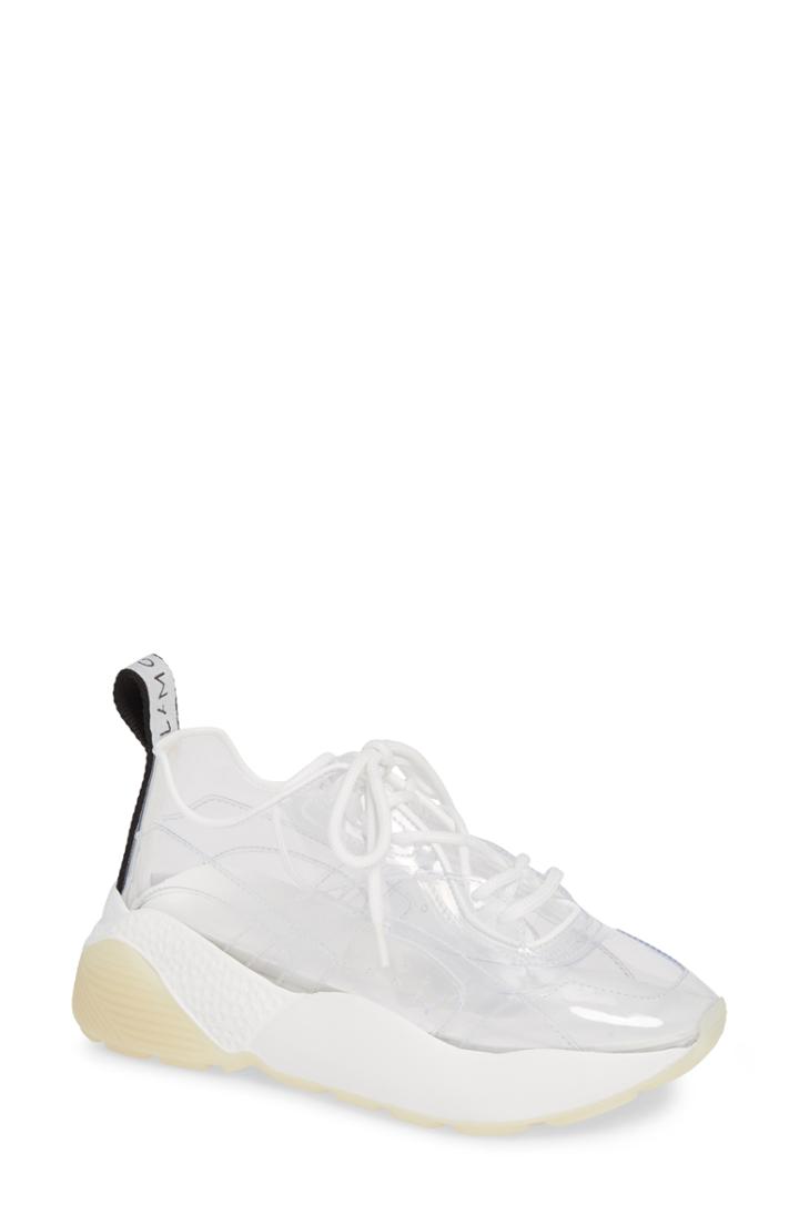 Women's Stella Mccartney Eclypse Transparent Sneaker Us / 38eu - White