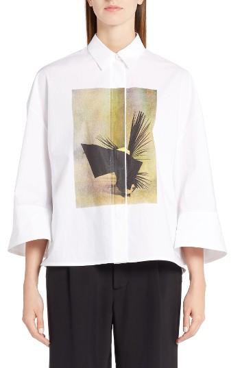 Women's Marni Ruth Coated Poplin Shirt