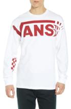 Men's Vans Distorted Long Sleeve T-shirt - White