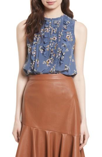 Women's Rebecca Taylor Silk Sleeveless Top