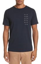 Men's Saturdays Nyc Stacked Graphic T-shirt - Blue