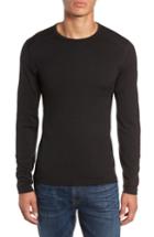Men's Icebreaker Oasis Long Sleeve Merino Wool Base Layer T-shirt - Black