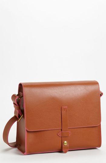 Iiibeca By Joy Gryson 'duane' Crossbody Bag Tan/ Hot Pink