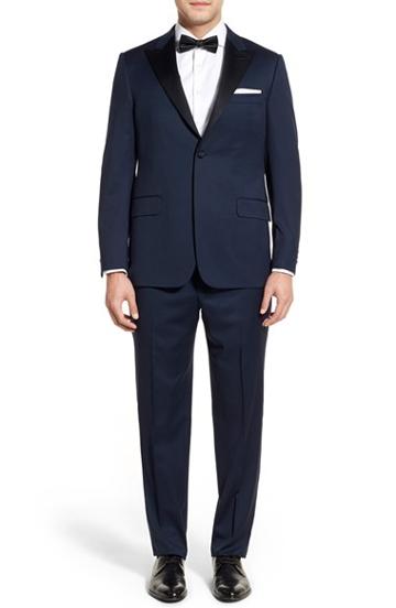 Men's Hickey Freeman 'tailor's Gold' Classic Fit Wool Tuxedo