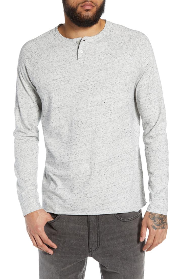 Men's Life/after/denim Eagle Rock Slim Fit Cotton Henley - White