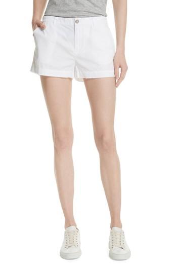 Women's Atm Anthony Thomas Melillo Cotton Poplin Shorts - White