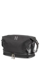 Cathy's Concepts Monogram Toiletry Bag, Size - Black H