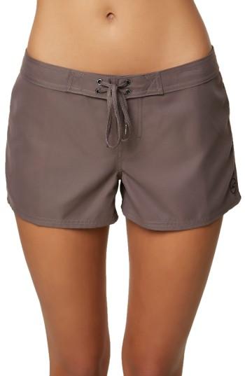 Women's O'neill Salt Water Board Shorts - Brown
