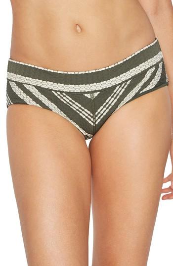Women's Robin Piccone Livvy Hipster Bikini Bottoms - Green