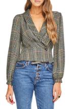Women's Astr The Label Renee Peplum Blouse - Green