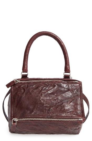 Givenchy 'small Pepe Pandora' Leather Shoulder Bag - Red