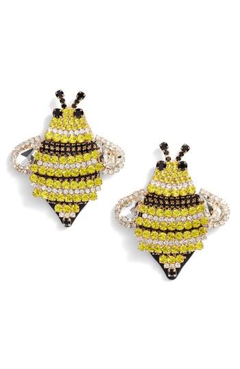 Women's Kate Spade New York Picnic Perfect Jeweled Bee Earrings