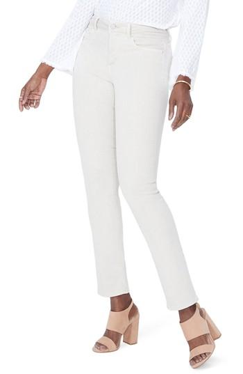 Women's Nydj Sheri Slim Jeans - Beige