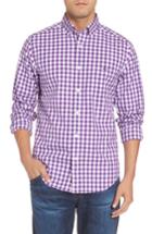 Men's Vineyard Vines Classic Fit Tucker Garter Gingham Sport Shirt - Purple