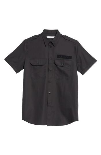 Men's Givenchy Short Sleeve Woven Shirt