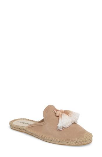 Women's Soludos Tassel Espadrille Mule .5 M - Beige