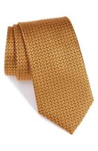 Men's Nordstrom Men's Shop Solid Silk Tie, Size - Metallic