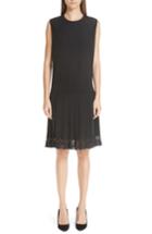 Women's Marc Jacobs Lace Hem Silk Dress - Black
