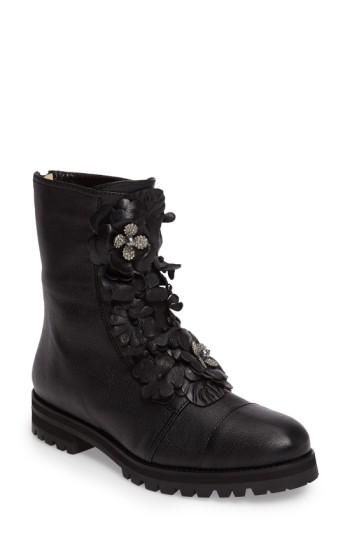 Women's Jimmy Choo Havana Floral Boot Us / 38eu - Black