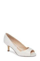 Women's Nina Chezare Peep Toe Pump W - Beige