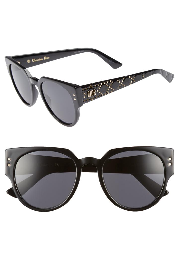 Women's Dior Lady Dior 52mm Cat Eye Sunglasses -