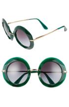 Women's Dolce & Gabbana 50mm Round Sunglasses -