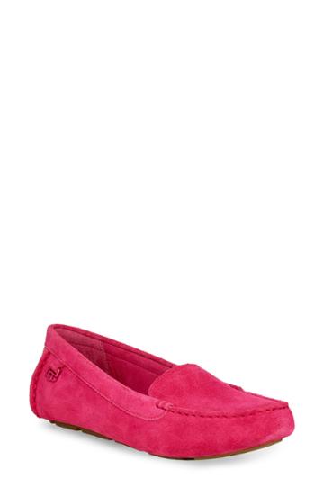 Women's Ugg Flores Driving Loafer .5 - Red