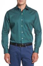 Men's Peter Millar Golf Tee Print Sport Shirt - Green