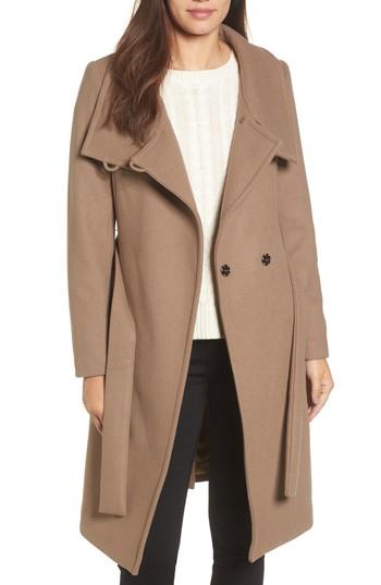 Women's Trina Turk Daphne Oversized Collar Coat
