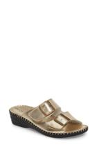 Women's David Tate Sol Sandal W - Metallic