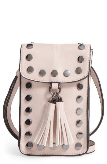 Emperia May Faux Leather Phone Crossbody Bag - Beige