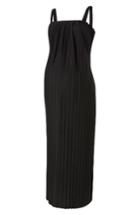 Women's Isabella Oliver Justine Pleated Maternity Dress - Black