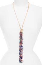 Women's Stella + Ruby Beaded Tassel Pendant Necklace