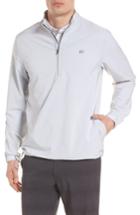 Men's Travis Mathew Luca Quarter Zip Pullover - Grey