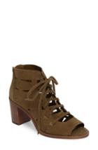 Women's Vince Camuto Tressa Perforated Lace-up Sandal .5 M - Green