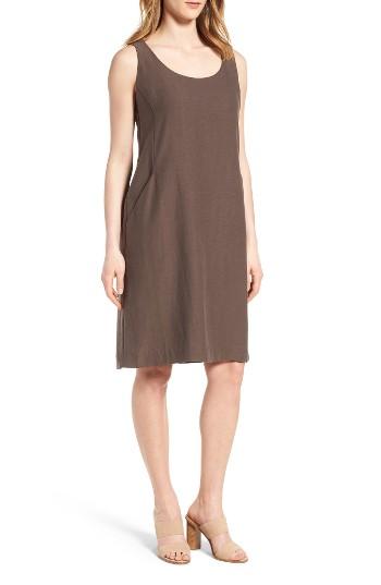 Women's Eileen Fisher Tencel Blend Shift Dress