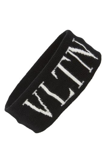 Valentino Vltn Wool & Cashmere Head Wrap