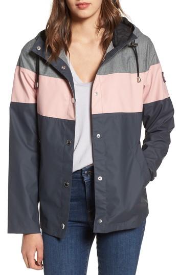 Women's Halifax Hooded Raincoat - Black