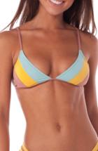 Women's Rhythm North Shore Bralette Bikini Top - Coral