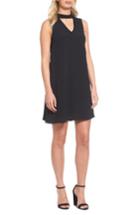 Women's Halogen Cutout Detail Choker Dress - Black