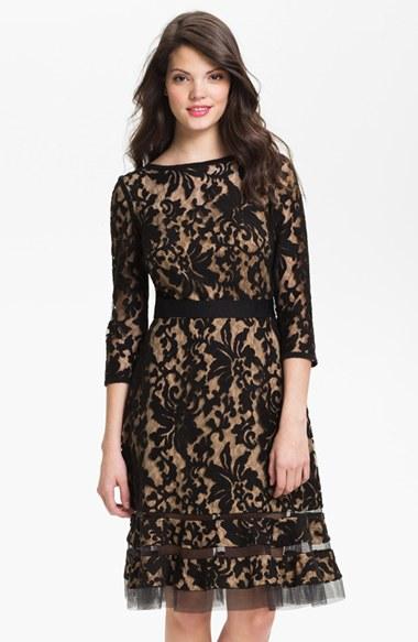 Women's Tadashi Shoji Lace Overlay Dress