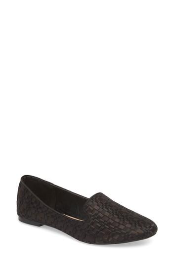 Women's Topshop Sasha Woven Flat .5us / 39eu M - Black